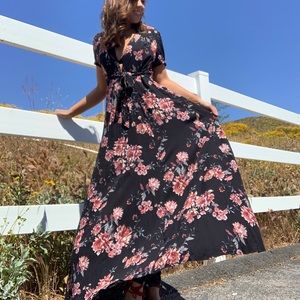 Floral maxi dress